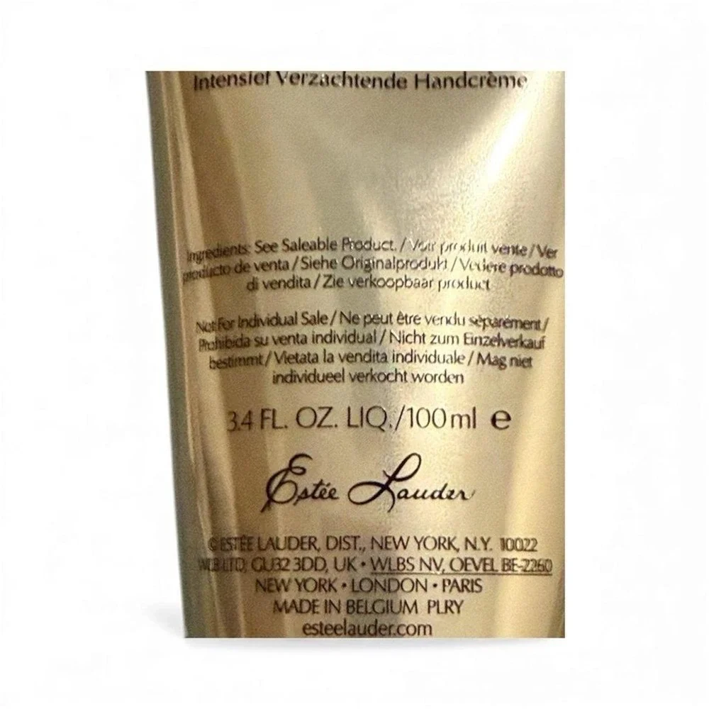 Estée Lauder RE-NUTRIV INTENSIVE SMOOTHING HAND CREME 3.4 FL‎ new